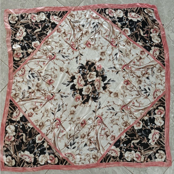 Accessories - Sheer Floral Scarf
